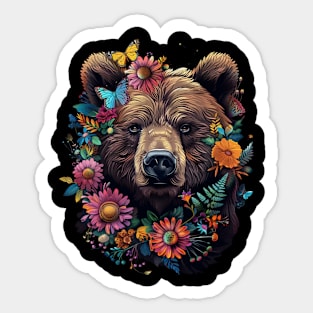 Grizzly Bear Ursa Universe Sticker